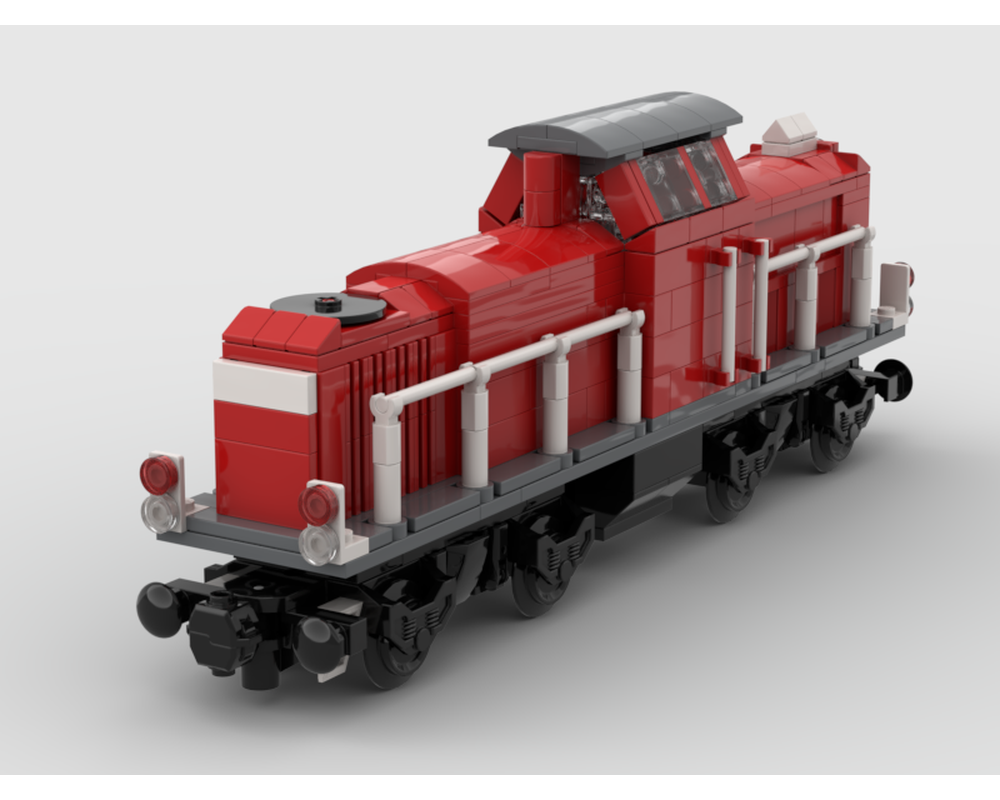 LEGO MOC Diesel locomotive DB V90 (6-wide) by molino123 | Rebrickable ...