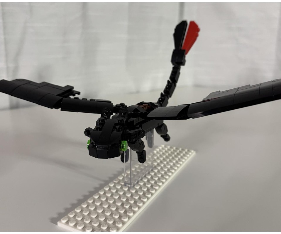 LEGO MOC-82578 Toothless (Minifigure Scale) - How to Train Your Dragon ...