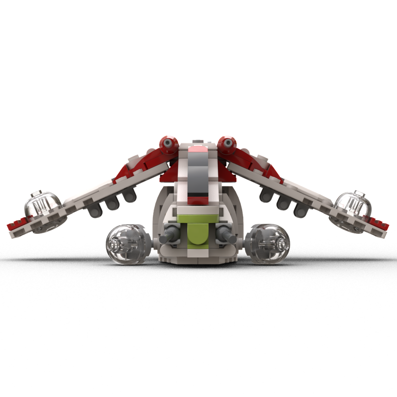 LEGO MOC LAAT Republic Gunship [micro scale] by Xigphir