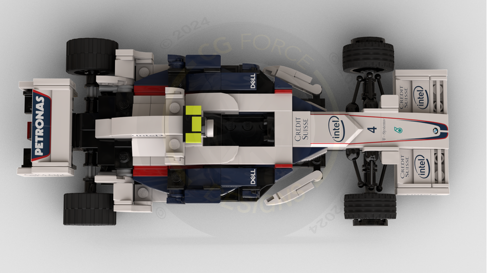 LEGO MOC F1 BMW Sauber F1.08 by CGForceDesigns | Rebrickable - Build ...
