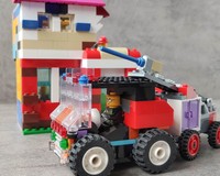 10715 FIRE STATION and FIRE TRUCK