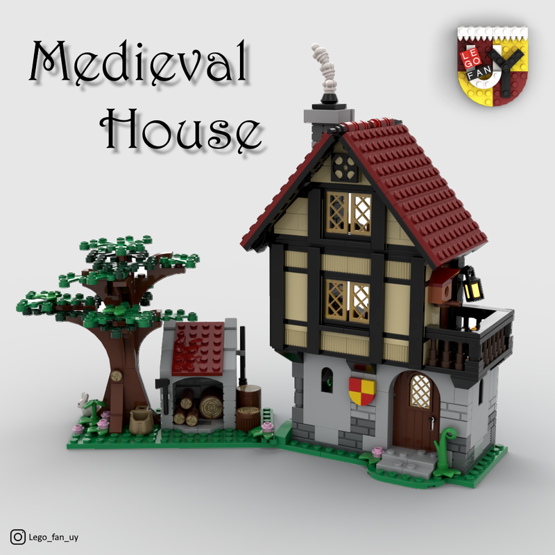 Lego Moc Medieval House By Bricks_Fan_Uy | Rebrickable - Build With Lego