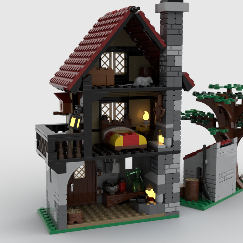 LEGO MOC Medieval House by bricks_fan_uy | Rebrickable - Build with LEGO