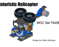 Futuristic Helicopter - MOC 70428