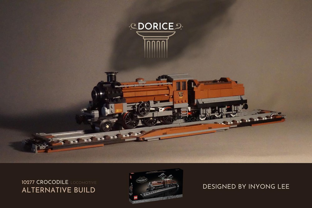 LEGO MOC Crocodile Locomotive Alternative Build by InyongBricks | Rebrickable - Build with LEGO
