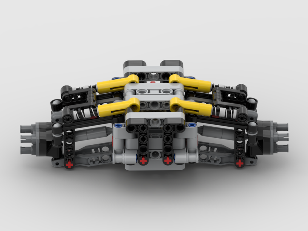 LEGO MOC Off-road vehicle rear suspension by czmilosz