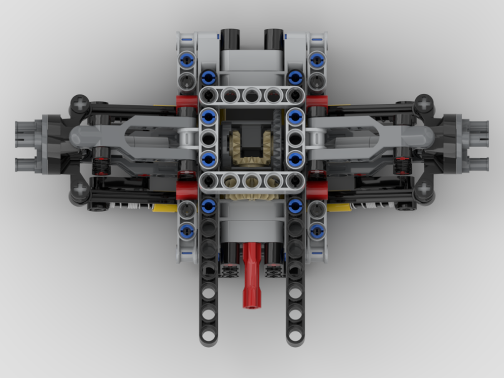 LEGO MOC Off-road vehicle rear suspension by czmilosz