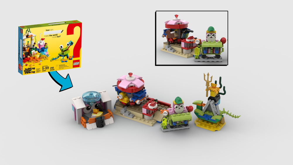 LEGO MOC Micro Amusement Park by sebbl