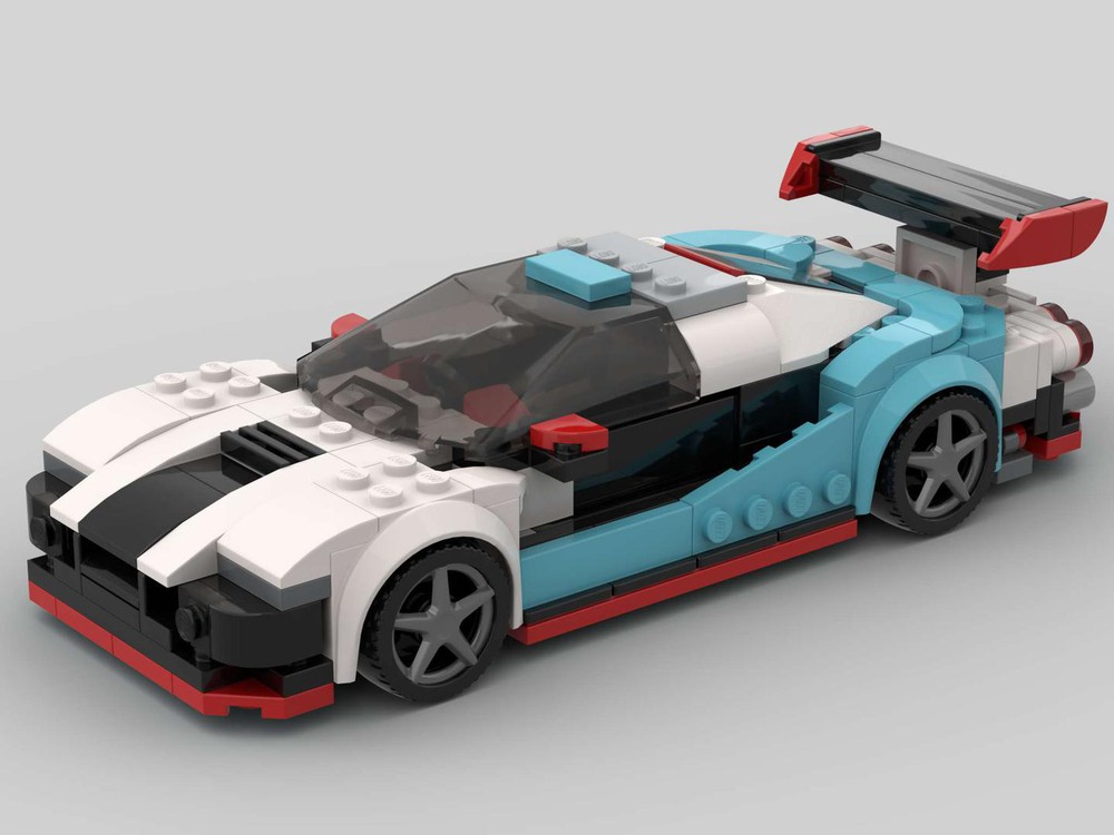 LEGO MOC BlueSky Builders Racer LMR-001 by GDm | Rebrickable - Build ...