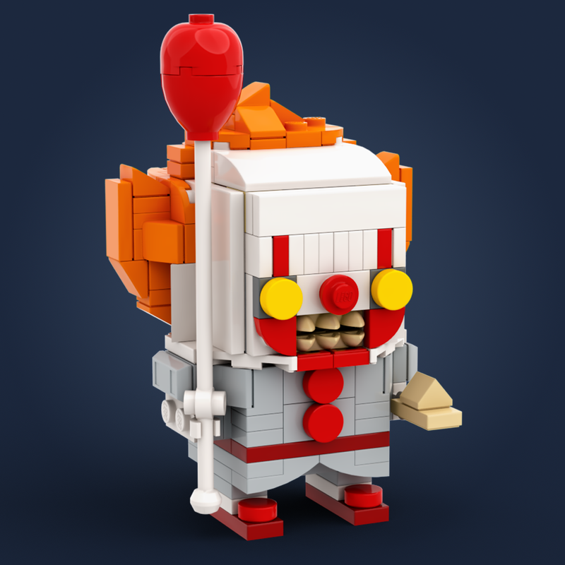 LEGO MOC Pennywise BrickHeadz by Stormythos | Rebrickable - Build with LEGO