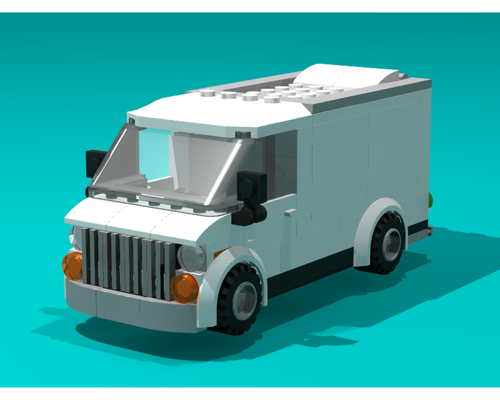 LEGO MOC Old Cargo Van by The Lego Master | Rebrickable - Build with LEGO