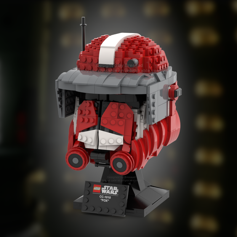 offentlig Barbermaskine Virus LEGO MOC Commander Fox (Helmet Collection) by Breaaad | Rebrickable - Build  with LEGO
