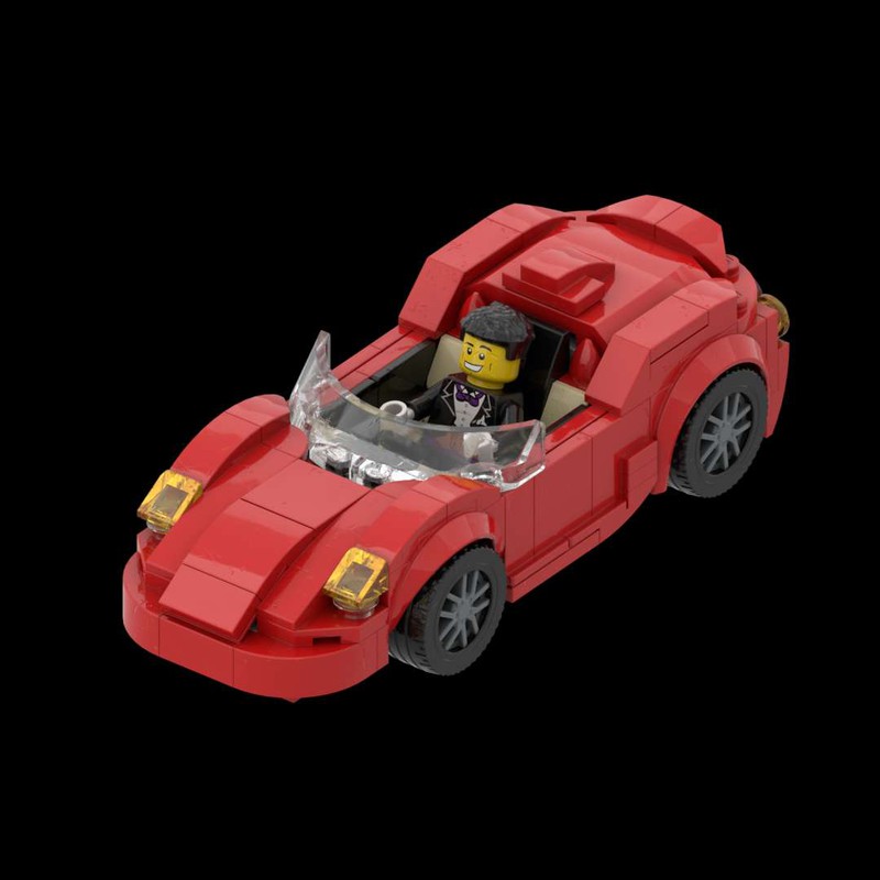 Lego red 2024 sports car