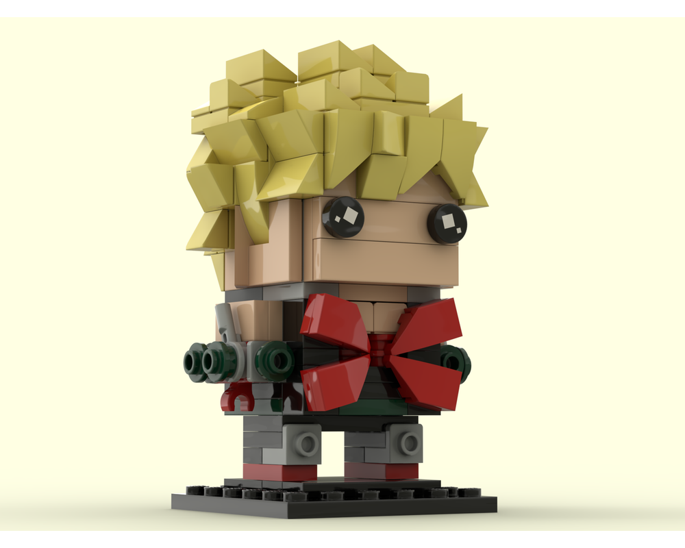 LEGO MOC Katsuki Bakugo BrickHeadz- My Hero Academia / Boku No Hero Academia  by NinjaChips20 | Rebrickable - Build with LEGO