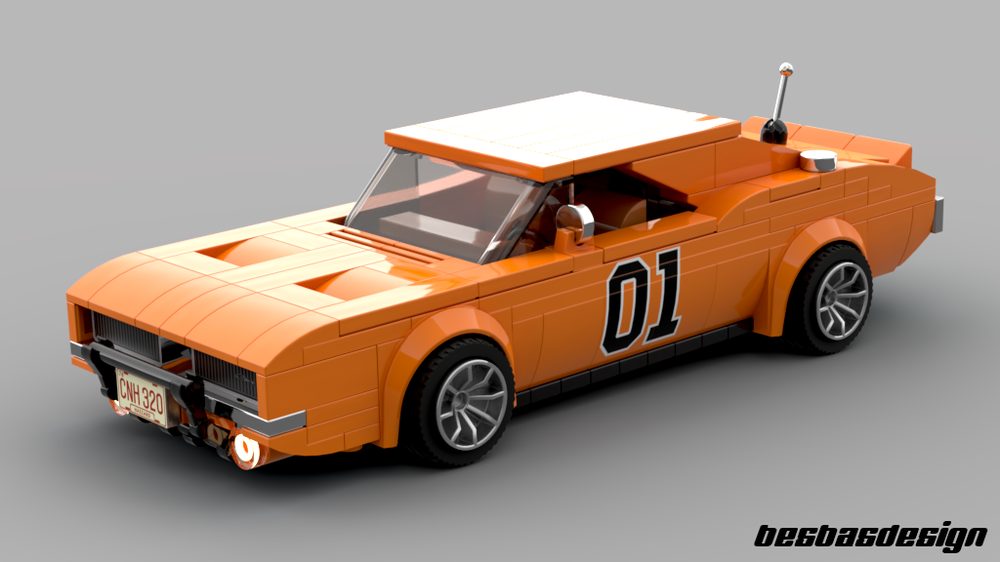 LEGO MOC General Lee Dodge Charger Dukes of Hazzard by besbasdesign |  Rebrickable - Build with LEGO