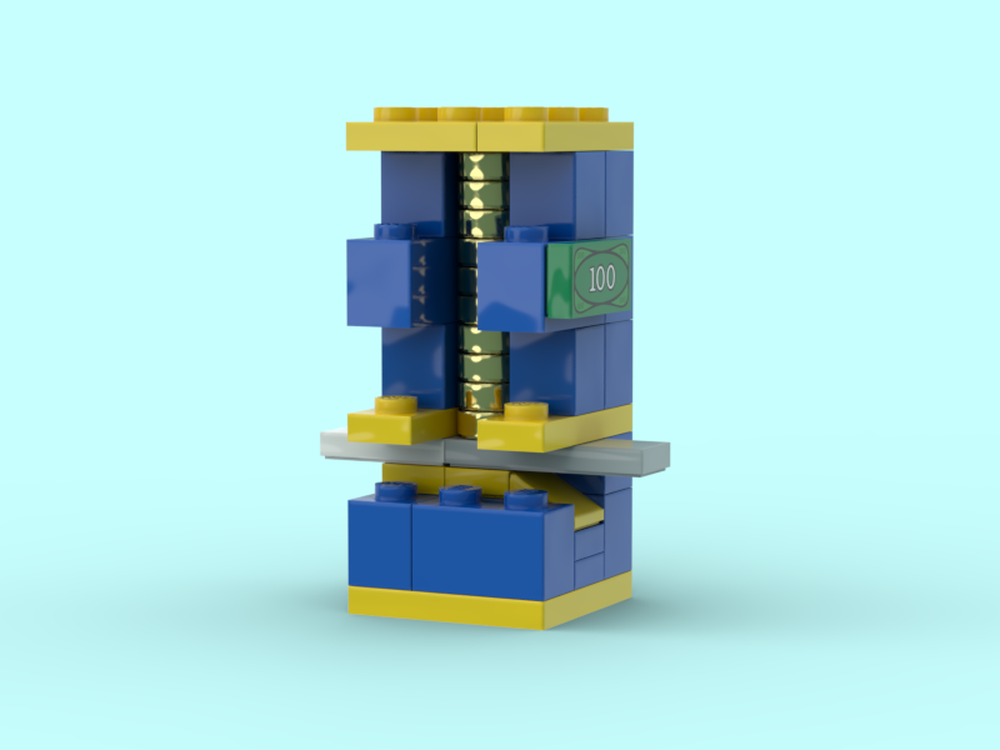 LEGO MOC-83203 working cash-machine by ash.jr | Rebrickable - Build ...