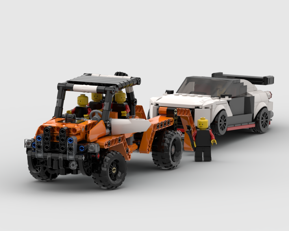 LEGO MOC Offroad Pickup - Tow-Truck Version by Legonid | Rebrickable ...