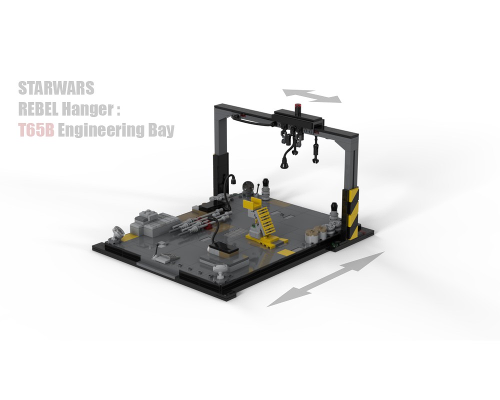 lego rebel hangar moc