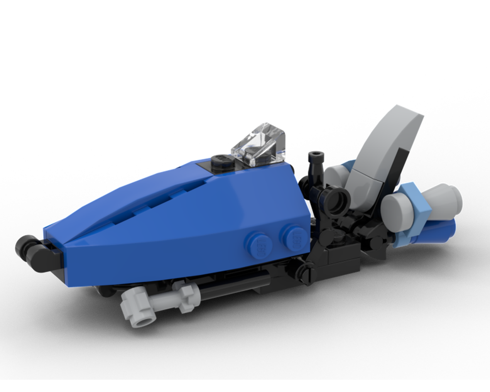 LEGO MOC Hoverbike no.2 by Ertz1258 | Rebrickable - Build with LEGO