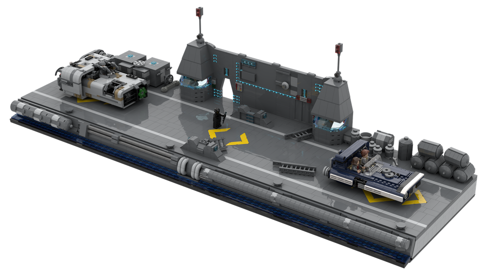 LEGO MOC Corellia Speeder Chase by jarokka Rebrickable Build