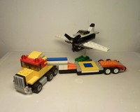 31060 Big Rig Truck with Trailer and Floatplane