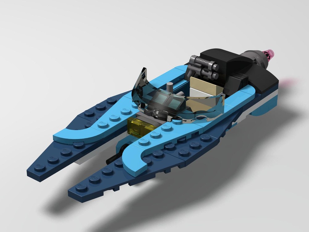 LEGO MOC-83358 City Speeder v2 by jt_bricks | Rebrickable - Build with LEGO