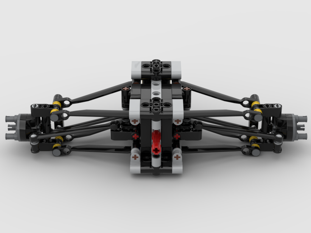 LEGO MOC-83409 Front F1 suspension with steering by czmilosz