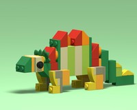 BYGGLEK Stegosaurus