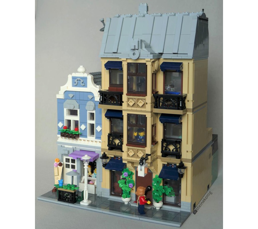 LEGO MOC Hotel and Ice Cream Parlor by steinekonig | Rebrickable ...