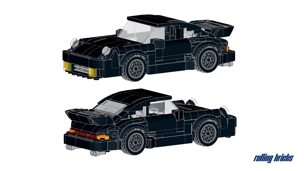 LEGO MOC Porsche 911 Turbo - 'Blackbird' from Wangan Midnight by