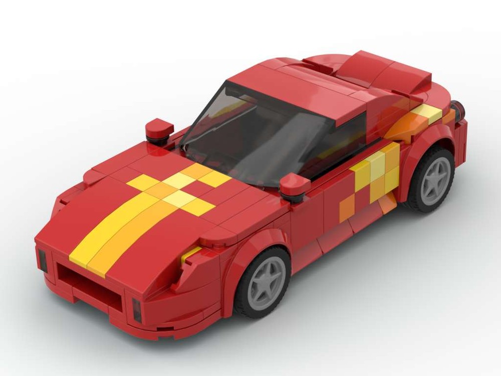 LEGO MOC Orange Julius' 1993 Zoomy RX-7 - 8 Stud Speed Champions