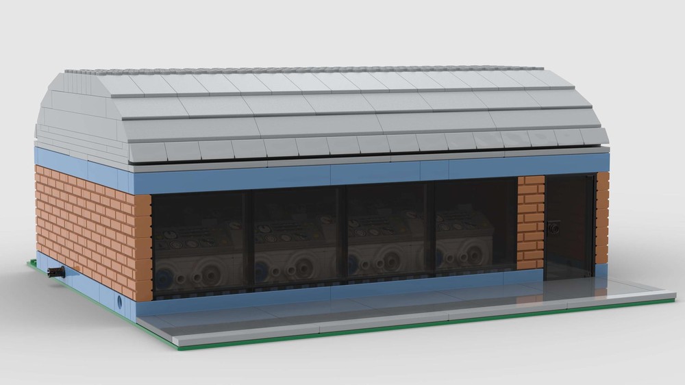 LEGO MOC Laundromat by Legodudelol9a Rebrickable Build with LEGO