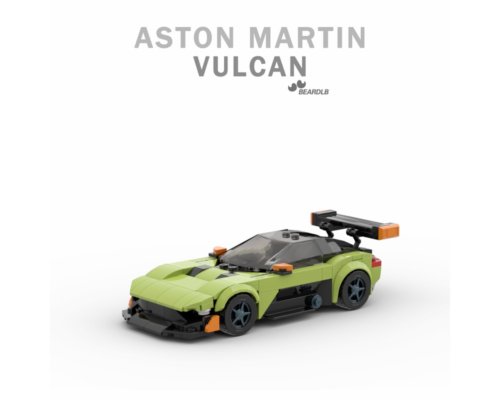 LEGO MOC Aston Martin Vulcan 8wide speed champions by beardLB