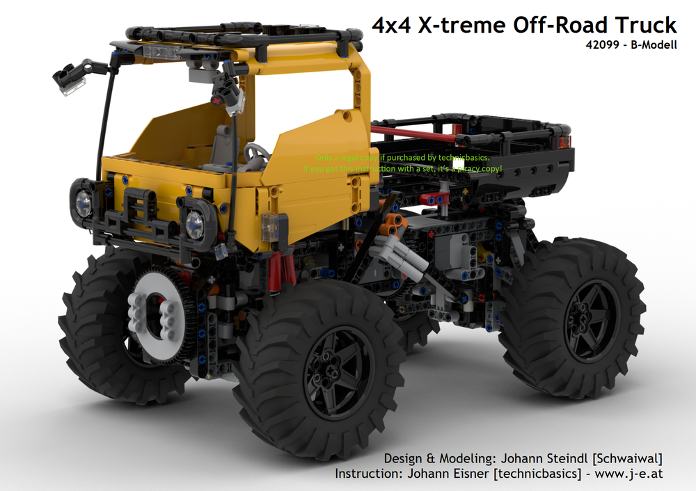 LEGO MOC 4x4 X-treme Off-Road - 42099 B-Model by technicbasics | Rebrickable Build LEGO