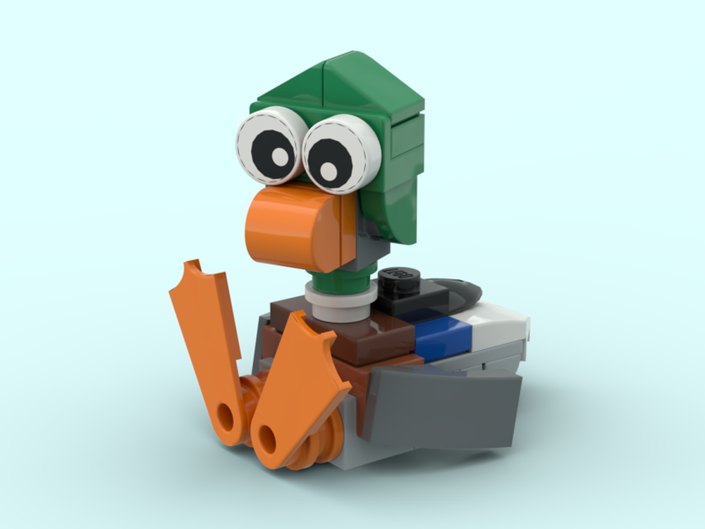 LEGO MOC Funny Birds: Duck by olivercgoetz | Rebrickable - Build with LEGO