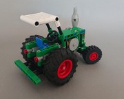 Case 1455 XL + Bunning Lowlander 105 mk4 in Lego version by Eric