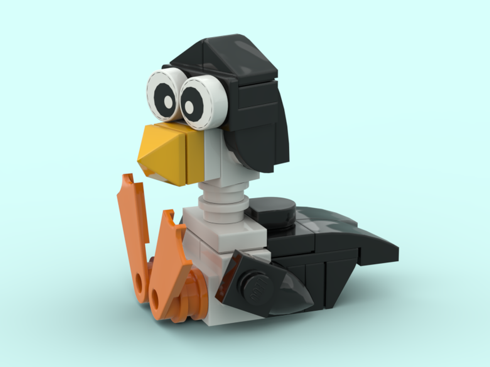 LEGO MOC Funny Birds: Penguin by olivercgoetz | Rebrickable - Build ...