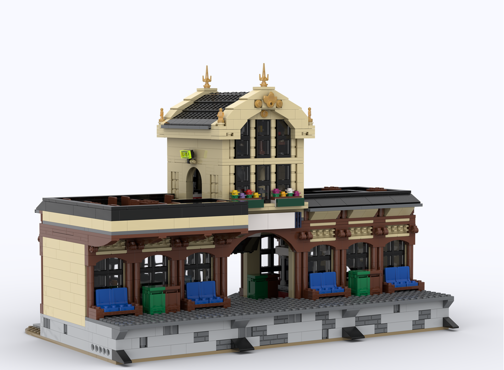 LEGO MOC Newbury Central by revilor | Rebrickable - Build with LEGO