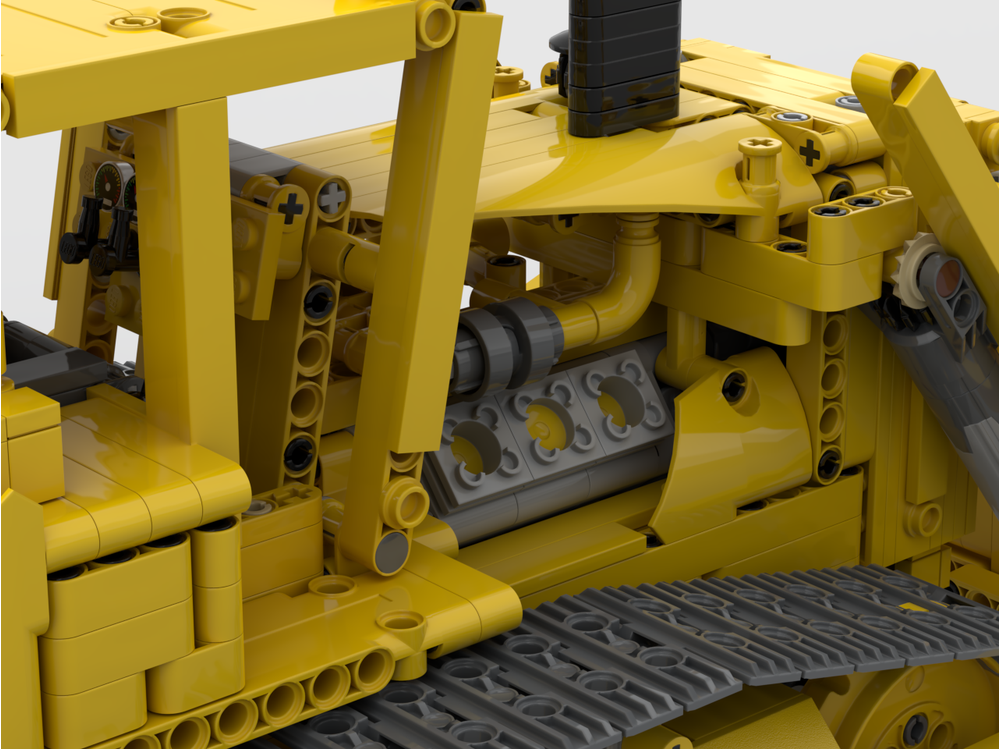 LEGO MOC Caterpillar D9H RC Bulldozer by Mani91 | Rebrickable - Build ...