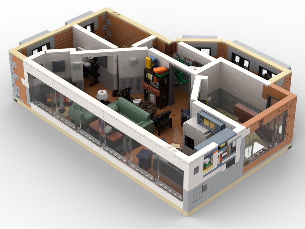 LEGO MOC Seinfeld Apartment by Brick Artisan | Rebrickable - Build with ...