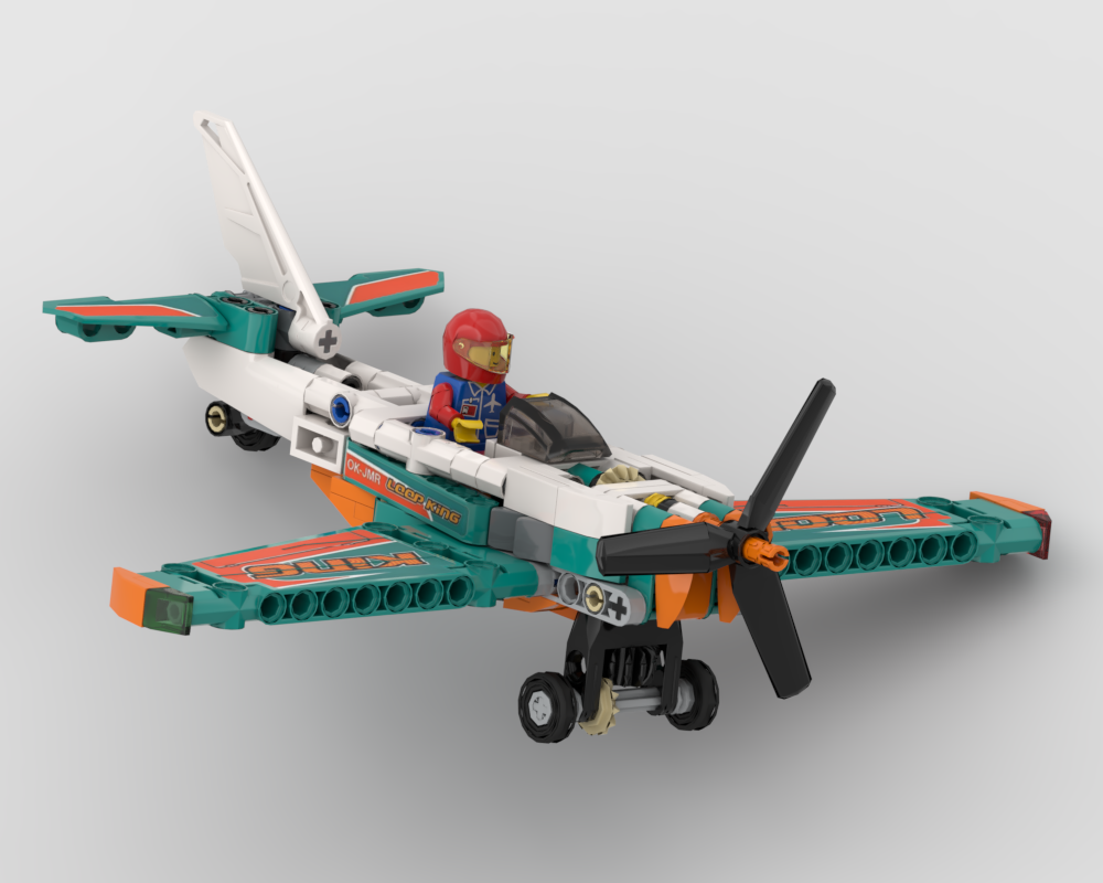 LEGO MOC Race Plane - 42117 Cockpit Mod by Legonid | Rebrickable ...