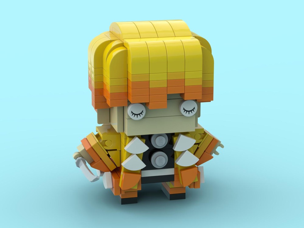 ビマナデッキ LEGO MOC Agatsuma Zenitsu 我妻善逸 Brickheadz (Demon Slayer