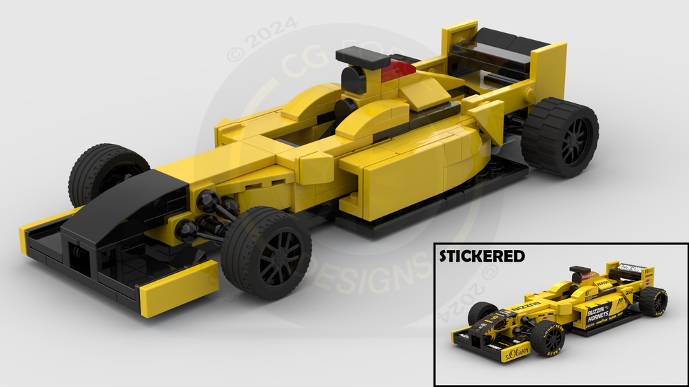 LEGO MOC F1 Jordan 198 by CGForceDesigns | Rebrickable - Build with LEGO