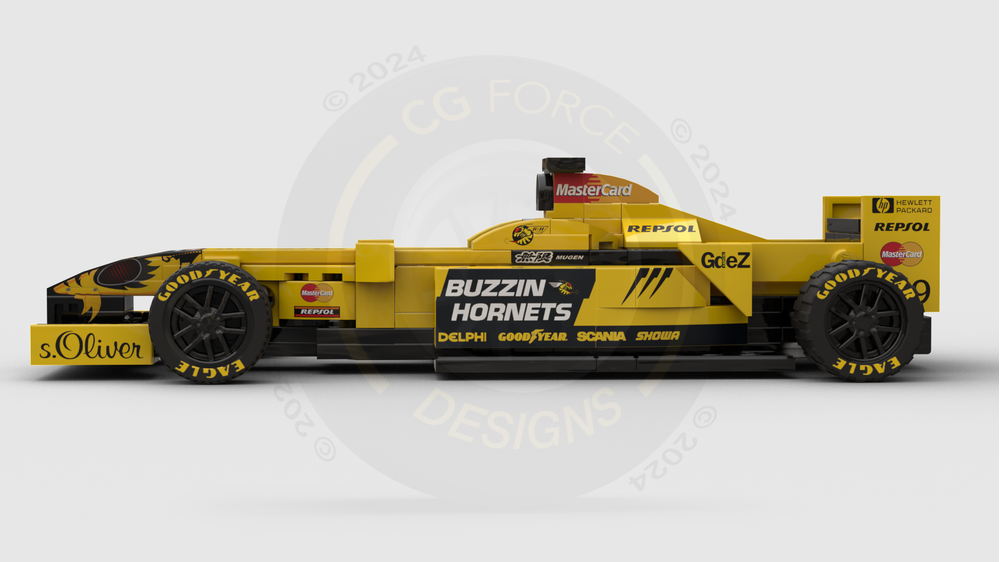 Grand Prix F1 Jordan 1998 Jordan Mugen Honda 199 Twelfth In The