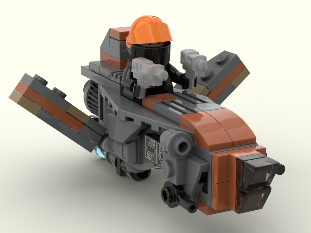 LEGO MOC Microfighter - Fennec Shand's Starship by bensbrickdesigns