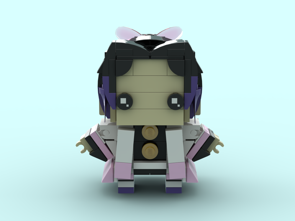 LEGO MOC Kochou Shinobu 蝴蝶忍 Brickheadz (demon slayer) by legomania_josh