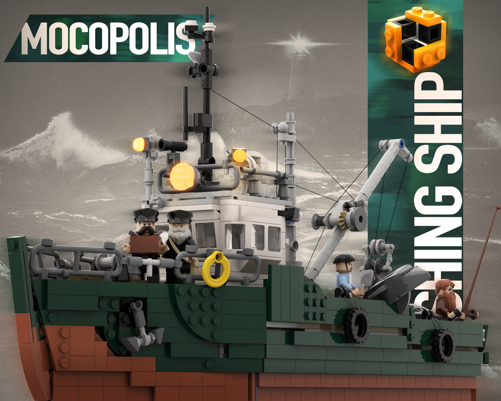 LEGO MOC Fishing Ship by MOCOPOLIS
