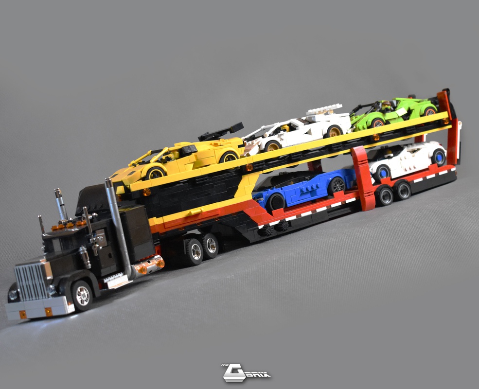 LEGO MOC Auto Transport Trailer by thegbrix