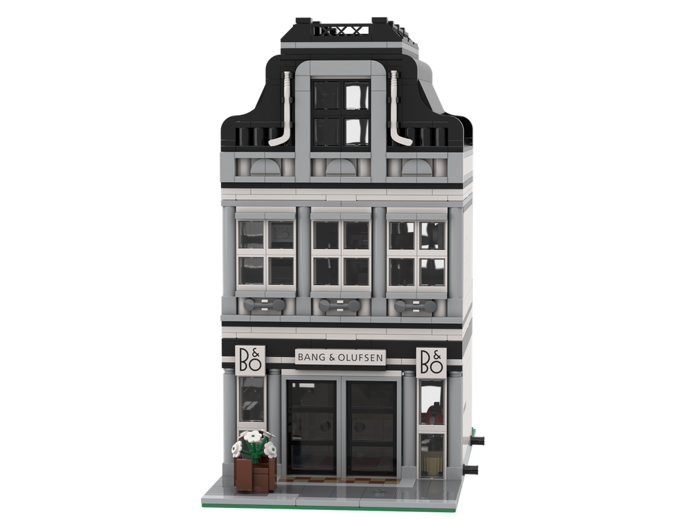 LEGO MOC Louis Vuitton shop (Modular Street) by arjan1982