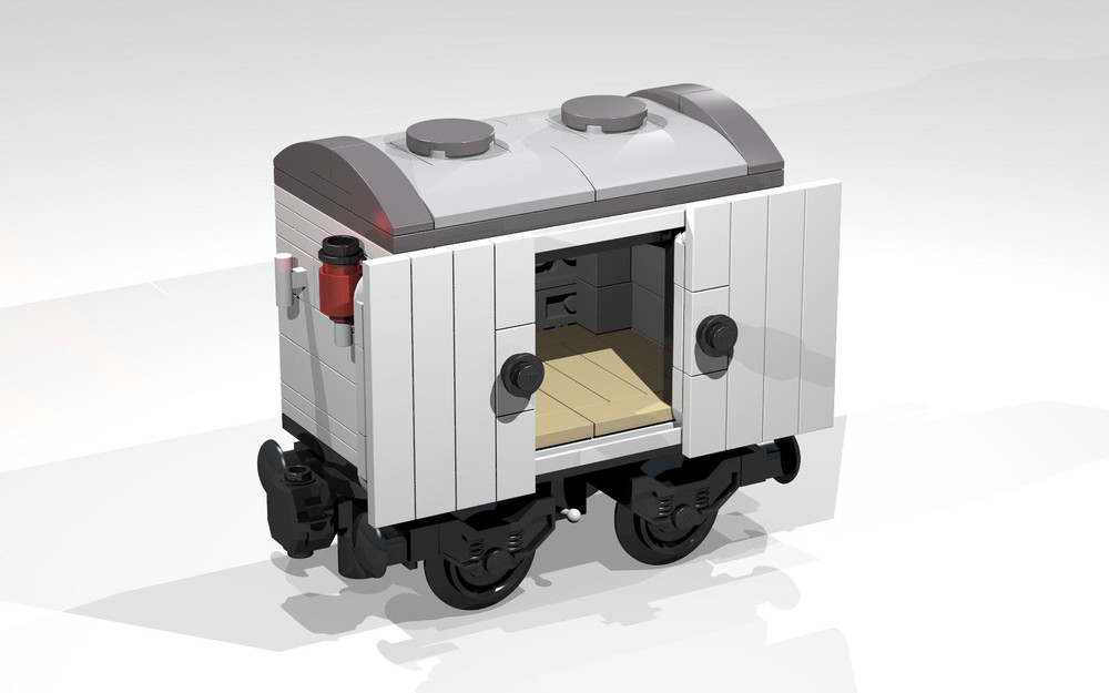 LEGO MOC 4-Wheel Reefer (mini, white) by Echaton | Rebrickable - Build ...